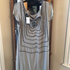 Adrianna Papell Dresses - Silver Nordstrom 22W Formal Dress Adrianna Papell Dresses - Silver Nordstrom 22W Formal Dress